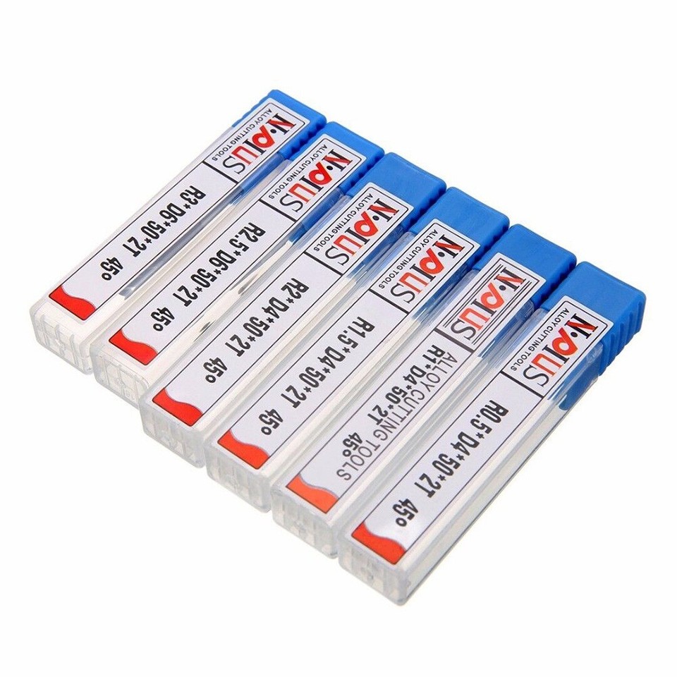 Cutting Resistance Flutes Hardness Ball Nose End Mill Aluminum Profiles