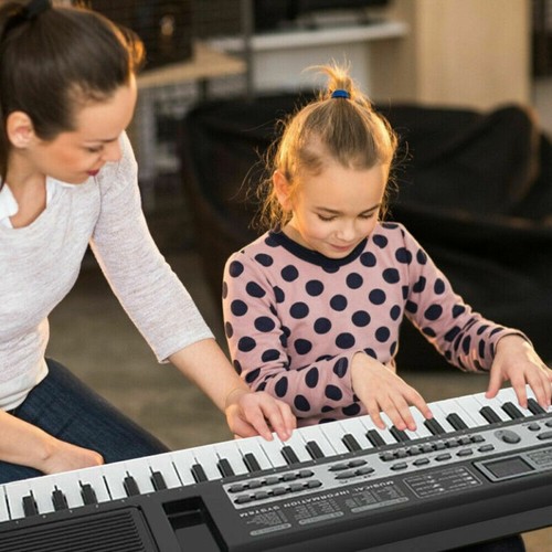 Klawiatura elektroniczna Muzyka cyfrowa Pianino 61 przycisków Mikrofon USB dla dzieci2 - Zdjęcie 7 z 12