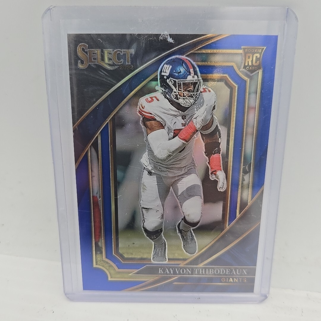 2022 Select Kayvon Thibodeaux RC /99 Blue Prizm Suite #305 Rookie Giants