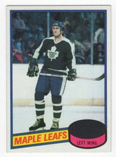 1980-81 Topps Unscratched Hockey Card #118 Dan Maloney - Toronto Maple Leafs