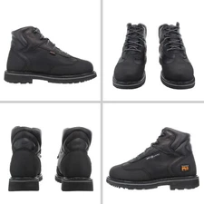 Timberland Pro® Men's INTERNAL MET GUARD 6" STEEL TOE Black Work Boot Size 12 M