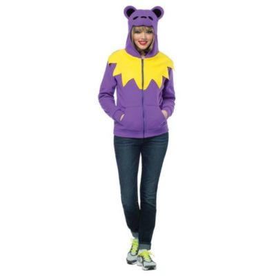 Hoodie Yellow Bear Grateful Dead Grateful Dead Dancing Bear