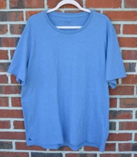 UNTUCKit Men's 2XL Ultrasoft Saxum Short Sleeve Tee Soft Blue