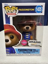 Funko Pop! Paddington with Suitcase Flocked Amazon Exclusive #1435