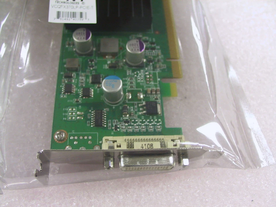 NEW PNY 256MB NVIDIA Quadro FX 370 DMS59 VCQFX370LP-PCIE Graphic Card - Image 3 of 3