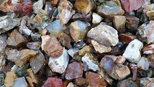26+ POUNDS of TUMBLING ROUGH Includes: Mixed Agate's, Jasper's 