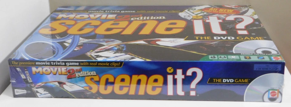 Scene It Movie 2nd Edition Movie DVD Trivia Board Game 2007 Mattel NEW SEALED - Image 2 of 4