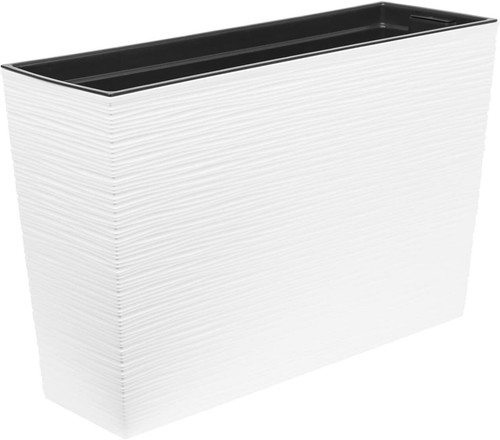 Tall Trough Planter Flower Pot with Insert 2 Sizes Indoor Outdoor Garden Patio - Picture 17 of 44