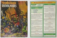 Games Workshop Warhammer: Ravening Hordes (2000) with Playsheet Insert - Damaged
