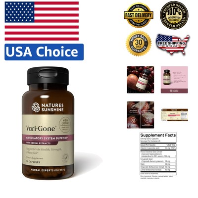 Vari-Gone 90 Caps - Natural Varicose Vein Supplement for Enhanced Circulation