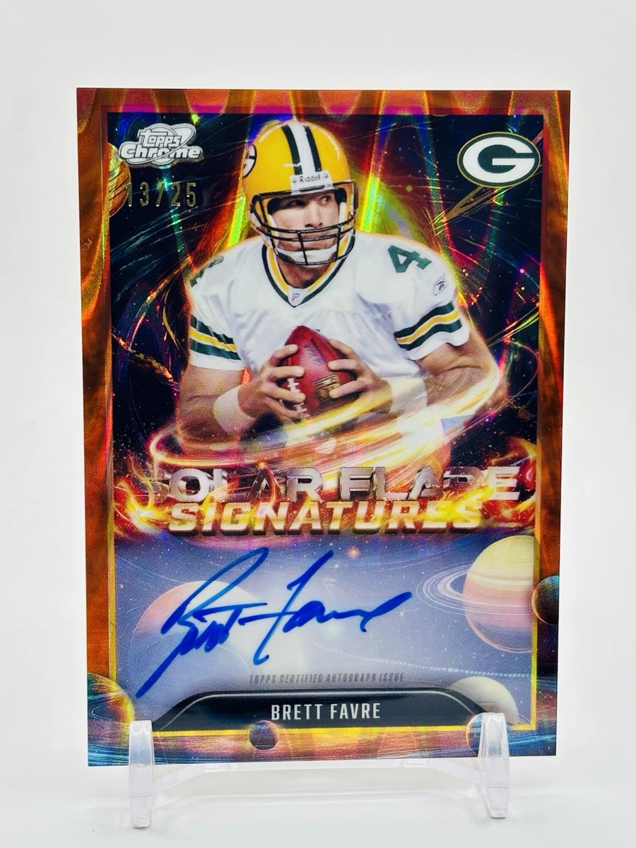 Brett Favre Football Autographed Sports Trading Cards