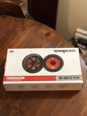 MTX Terminator6 6 1/2  2 Way Coaxial Pair Of Car Speakers 90 Watts Brand New
