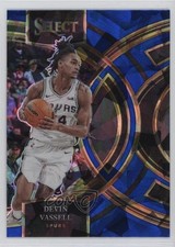 2023 Panini Select Premier Level Blue Cracked Ice Prizm Devin Vassell #153 1u6