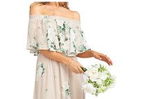 Show Me Your Mumu Hacienda Maxi Dress XS Off Shoulder Floral Ruffle Boho NWT