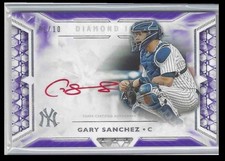 Gary Sanchez 2018 Topps Diamond Icons Red Ink Auto #RIA-GSA 1/10