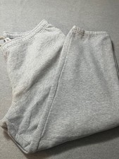 Lands' End Men's XXL Serious Sweats Sweatpants Gray Cotton/Polyester