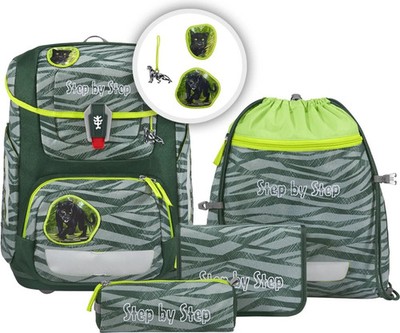 Step by Step CIRCLE Schulranzen-Set Jungle Cat Chiko 5-tlg. NEU & OVP Original