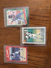 Bo Jackson 1986, 1989, 1990 Kansas City Royals Vintage Baseball Cards