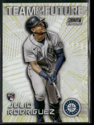 2022 Stadium Club Chrome #TOF-13 Julio Rodriguez Team of the Future Rookie RC