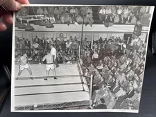 1950’s Vintage Boxing Arena 8x10 Photo Fight