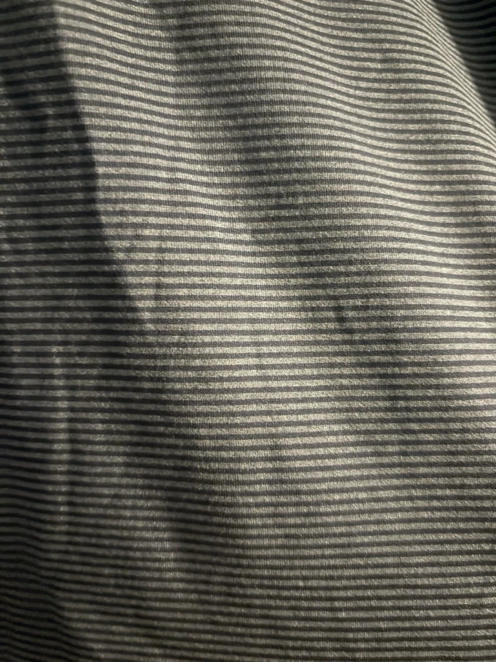 Top sin mangas Marika Activewear, talla L, poliéster nuevo con etiquetas azul blanco a rayas Foto 4 de 4