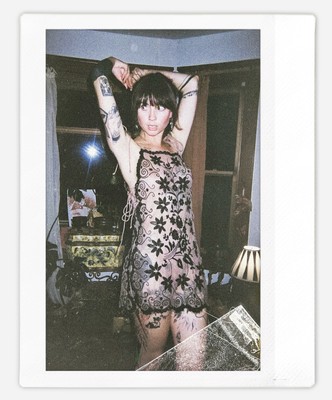 Art model Sawyer Instax Wide Photo Instant Film Print Signed By Artist