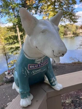 Vtg 1980s Spuds Mackenzie Dog Bud Light Beer Blow Mold No Lamp Bull Terrier