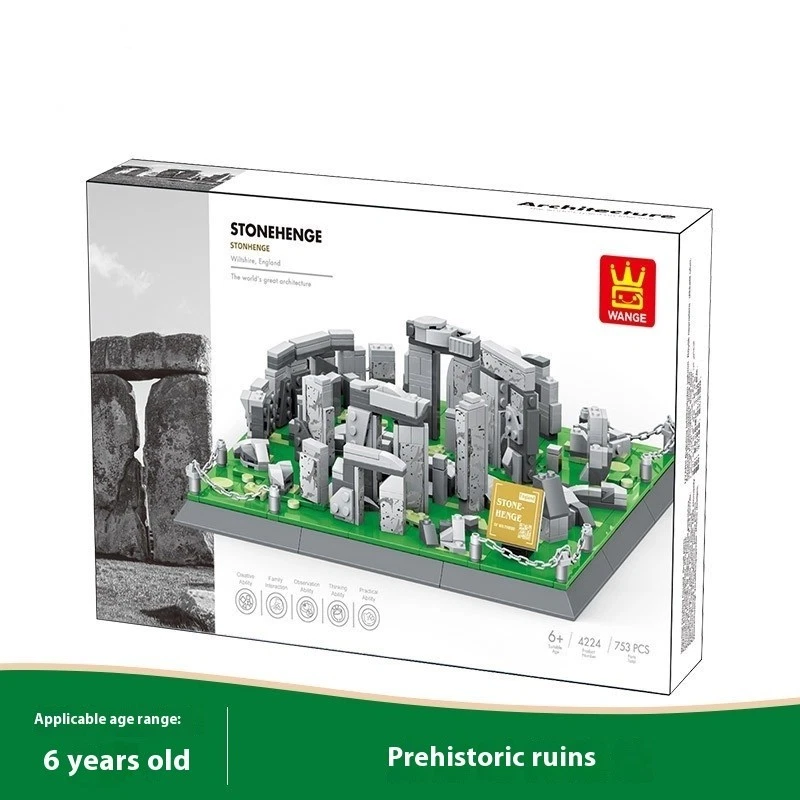 Juego de modelos Stonehenge 753 piezas — ¡Kit de construcción de arquitectura antigua! Foto 2 de 4