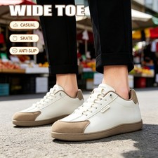 Men's Casual Shoes Wide Toe / Last Flat Leisure Shoes Daily Sports Running Shoes