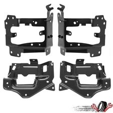 Front Outer/Inner Bumper Bracket For Chevy Silverado 1500 2014-2015 LH&RH Steel