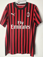 Good Genuine AC Milan 2019/20 Home Football Shirt Size Small Ibrahimovic