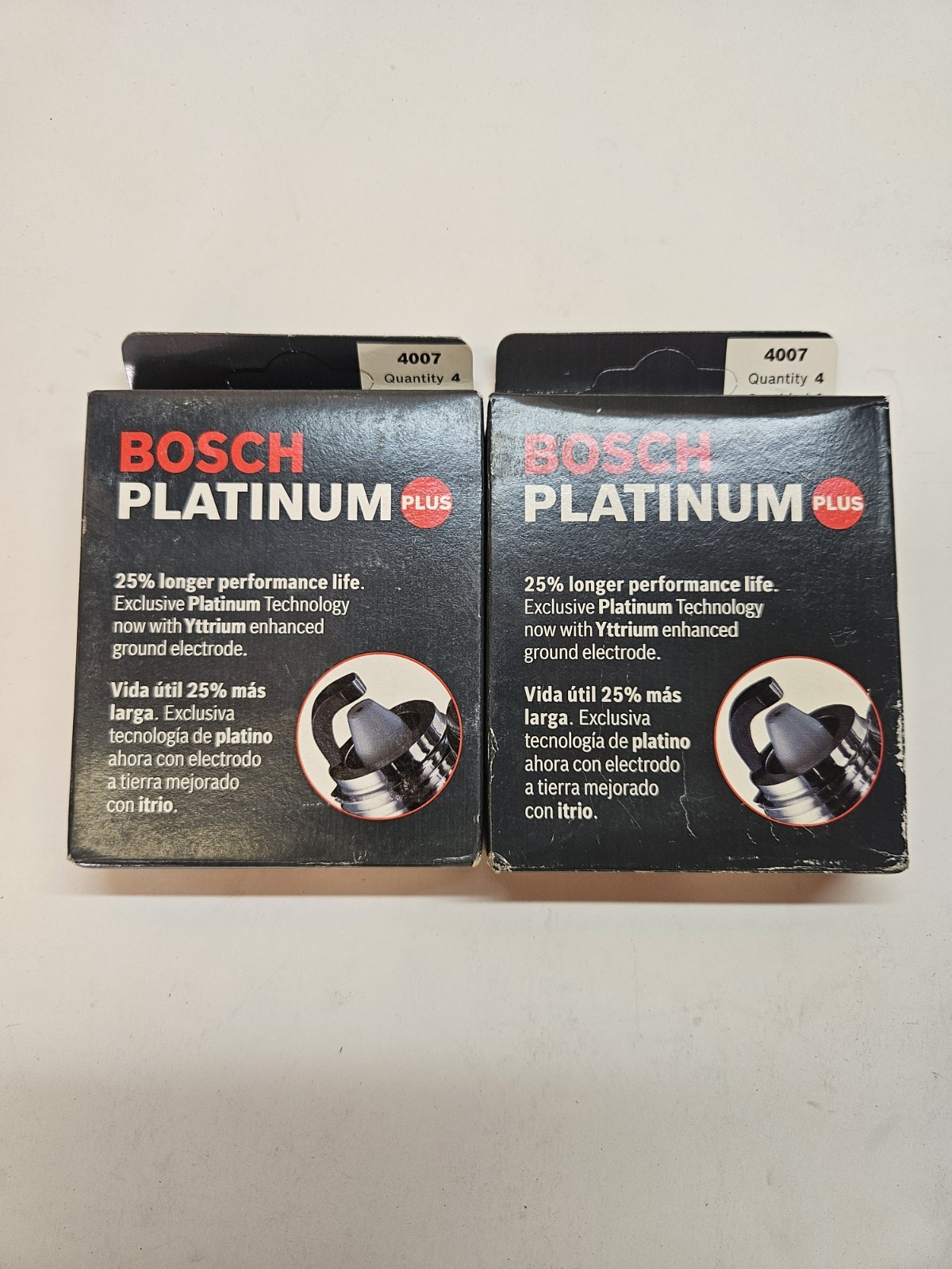 Genuine Bosch Platinum Plus 4007 Spark Plug Set Of 8 Plugs