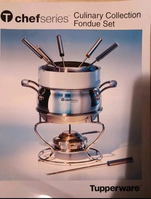 Tupperware Fondue Chef Serie Culinary Collection OVP Neu Rarität 