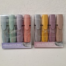 NEW DISCONTINUED Zeyar Highlighter Pens METALLIC Effects Mystic Gems RETIRED