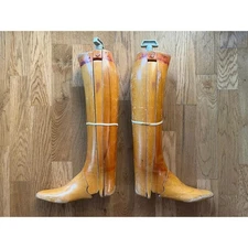 Antique Vintage Wooden English Riding Boot Trees Forms 16 Horseback