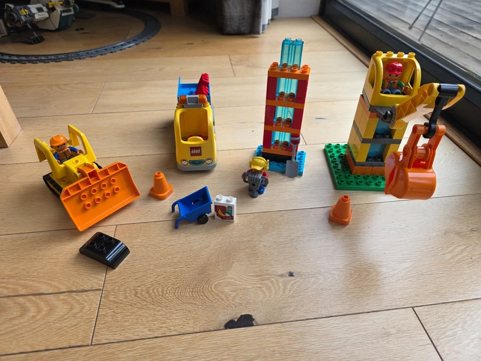 Lego Duplo 10813 Big Construction Site set complete boxed retired with manual - Image 2 of 4