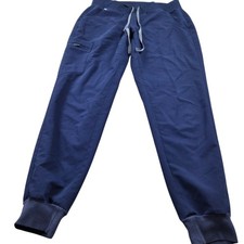 Figs Scrub Pants Womens Medium Blue Jogger Technical Collection