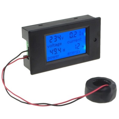 4 in 1 100A AC Digital LED Voltmeter Ammeter Power Energy Meter Tester Monitor