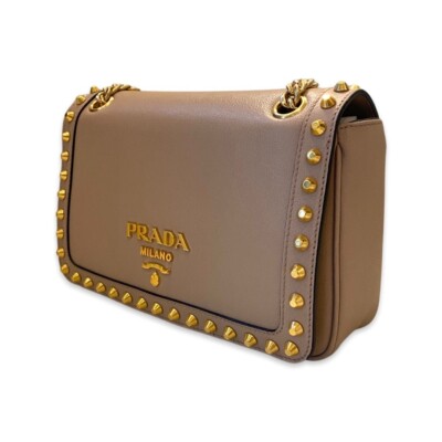 プラダ バッグ【PRADA BN2081 peo glace calf】 Prada Glace Calf Leather Satchel Bag in Black Nero | eBay
