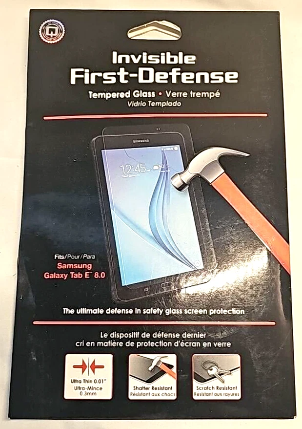 Qmadix Invisible First Defense Tempered Glass for Samsung Galaxy Tab E 8.0 - Image 4 of 4