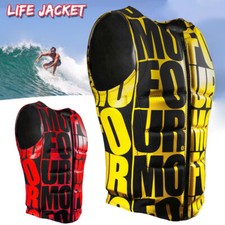 Neoprene Life Jackets for Adults Buoyancy Aid Surfing Swimming Floating Men Vest