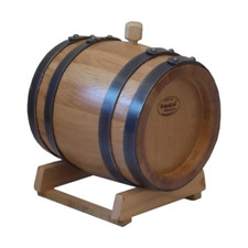 BOTTE BOTTICELLA in legno di ROVERE 4 litri per DISTILLATI Grappa BRANDY