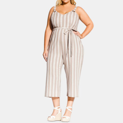 City Chic Jumpsuit Plus Size Women High 