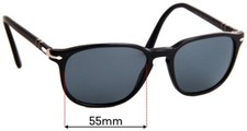 SFx Replacement Sunglass Lenses fits Persol 3019-S - 55mm Wide