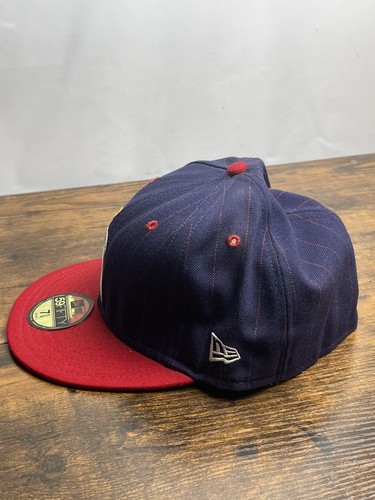 New Era 59 FIFTY Cooperstown 7 5/8 FItted California Angels Baseball Cap Striped - Picture 5 of 12