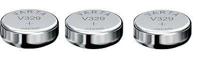 329, Varta V329, SR731SW Pila de botón para Relojes etc