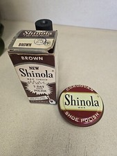 Vintage Brown Shinola Wax Liquid Shoe Polish