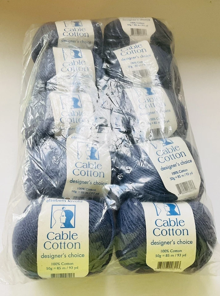 Lote de 2 capas de cadena de hilo de algodón cable Lavold Elsebeth elección del diseñador Foto 2 de 4