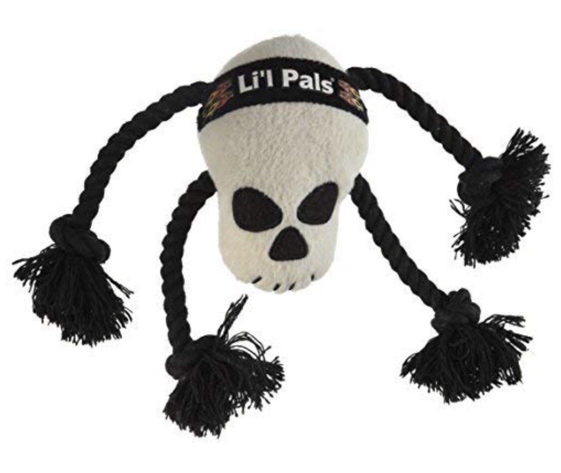 Li&rsquo;l Pals Skull And Crossbones Dog Tug Toy by Coastal Pet *New W/ Tags*