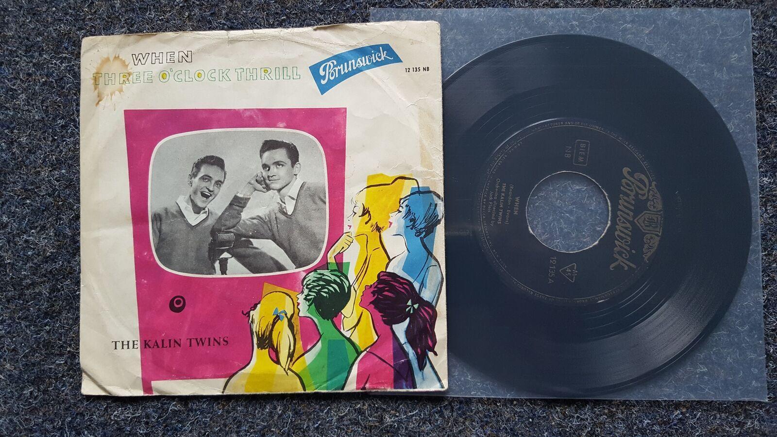 7"" Single Vinyl The Kalin Twins - When